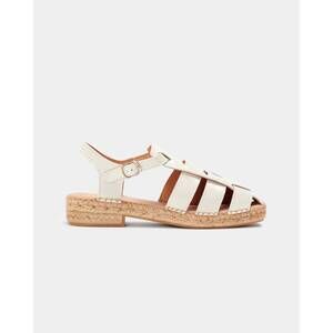 NEW NAGUISA women's sativa fisherman espadrille in ecru